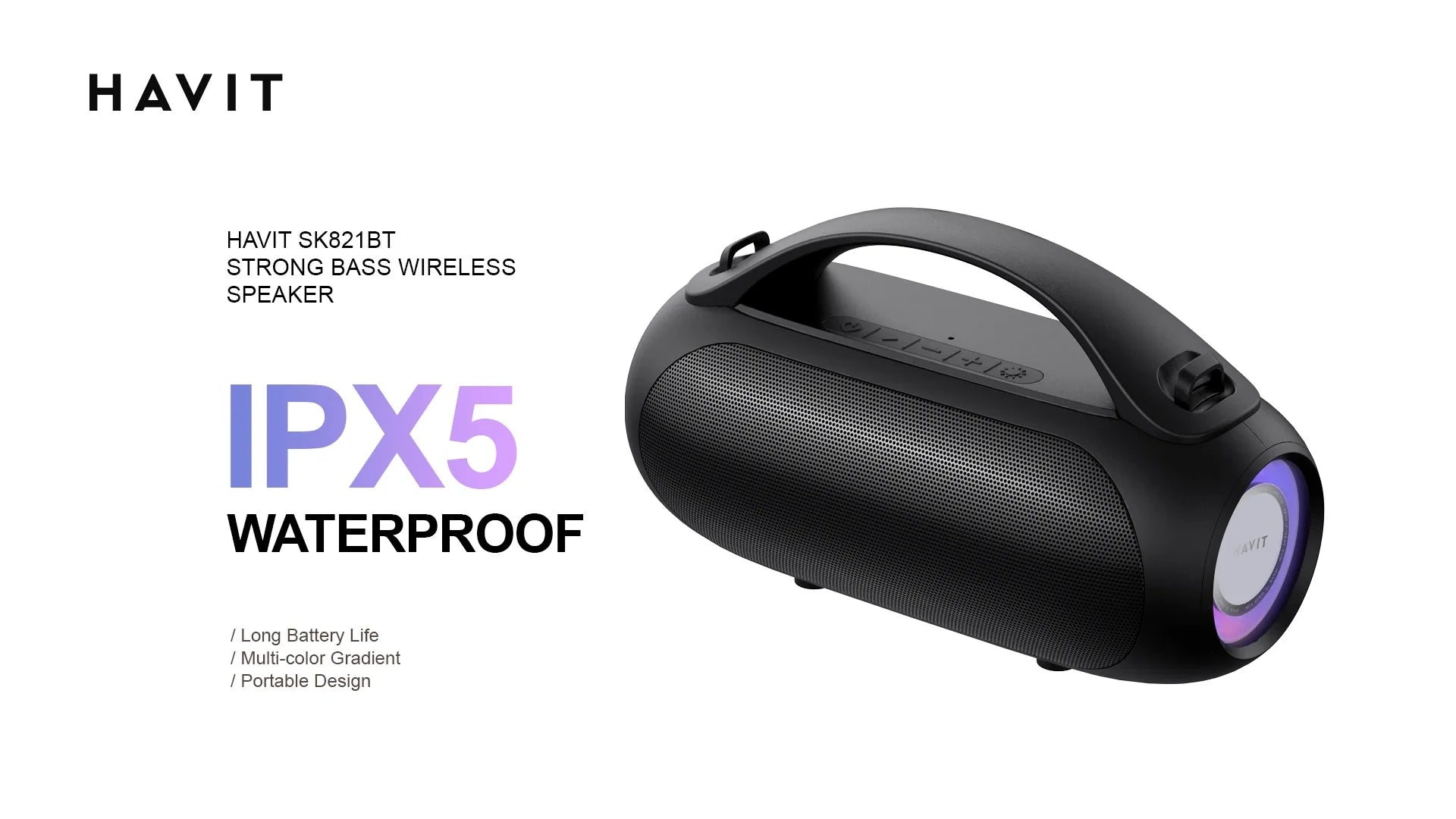 Havit SK821 Strong Bass Wireless Speaker